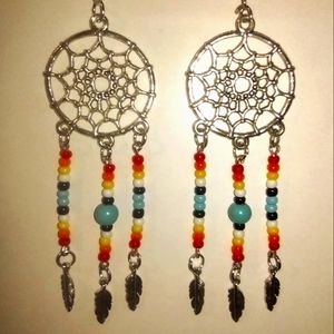 Dreamcatcher earrings